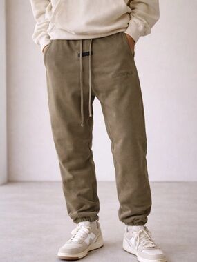 NEW Essentials Fear of God Joggers Sweatpants Wood SS22 AUTHENTIC π―